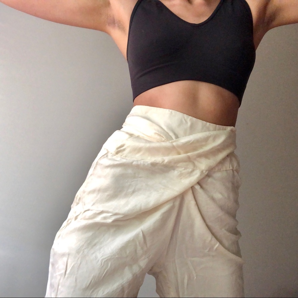 Lyocell Wrap Trouser